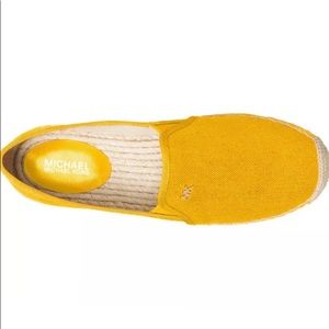 Michael Kors Hastings Yellow Espadrille Shoe